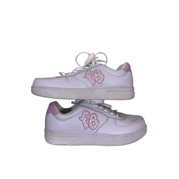 FUBU Y2K Rhinestone Sneakers Women’s Size 8.5 Embroidered Retro Streetwear Shoes - Picture 1 of 8